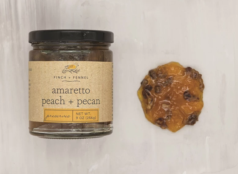 amaretto Peach Pecan Preserves