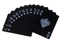 Load image into Gallery viewer, Black Waterproof Playing Cards
