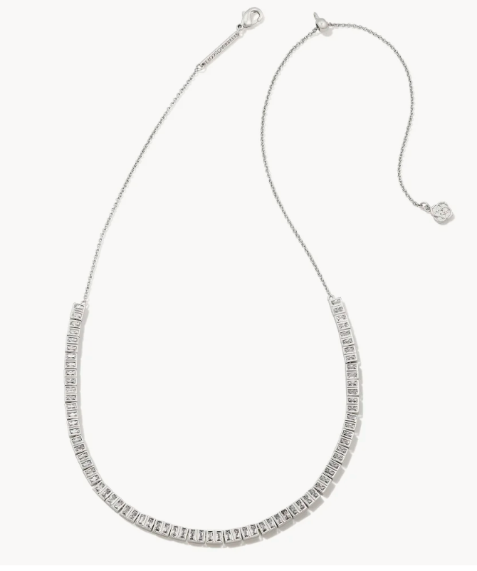 Kendra Scott Gracie Silver Tennis Necklace