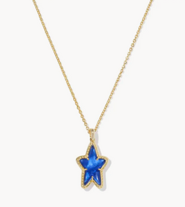 Kendra Scott Ada Short Star Pendant Necklace in Gold