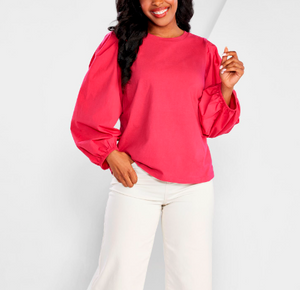 Dillon Poplin Sleeve Top