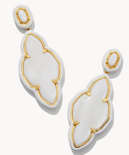 Load image into Gallery viewer, Kendra Scott Abbie Gold Framed Statement Earring
