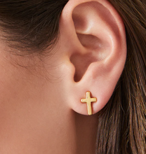 Load image into Gallery viewer, Cross Stud Earrings

