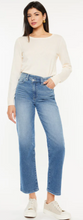 Load image into Gallery viewer, Bethany High Rise Criss Cross Jeans
