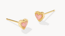 Load image into Gallery viewer, Kendra Scott Mini Ari Heart Stud Earrings
