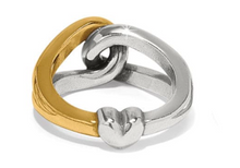 Load image into Gallery viewer, Brighton Interlok Curve Two Tone Ring
