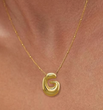 Load image into Gallery viewer, Bubble Letter Necklaces
