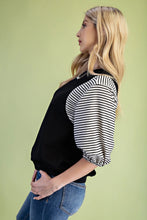 Load image into Gallery viewer, Striped Puff Sleeve Top
