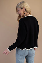Load image into Gallery viewer, Scallop Hem Sweater
