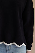 Load image into Gallery viewer, Scallop Hem Sweater
