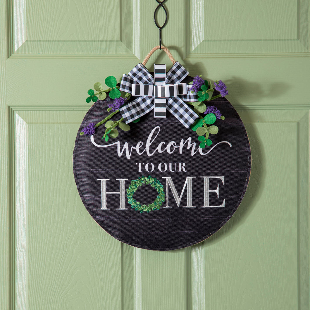 Eucalyptus Welcome Door Hanger