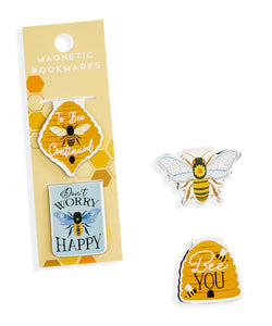 Magnetic Bee Bookmarks