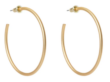 Load image into Gallery viewer, Fine Line Hoop Earrings
