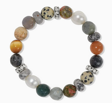 Load image into Gallery viewer, Brighton Contempo Desert Pearl Stretch Bracelet
