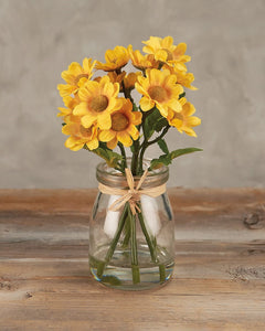 Yellow Daisies Vase