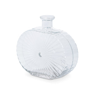 Starburst Embossed Oval Bottle Vase
