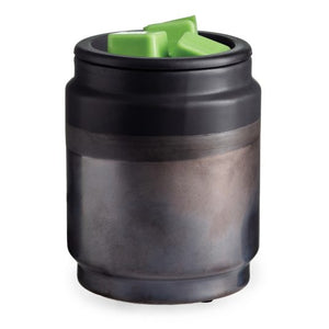 Black Dipped with Silicone Dish Wax Warmer