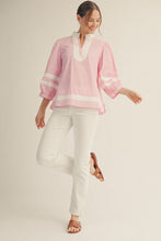 Load image into Gallery viewer, Striped Pink Top
