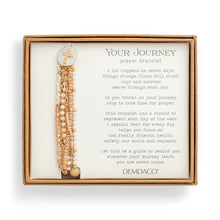 Load image into Gallery viewer, Beaded Prayer Bracelet - Champagne
