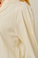 Load image into Gallery viewer, Ivory Puff Sleeve Blouse
