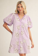 Load image into Gallery viewer, Lavender Floral Dress
