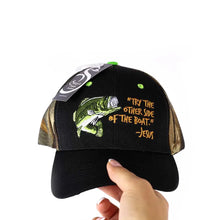 Load image into Gallery viewer, Cap Fisher Of Men Black &amp; Camo
