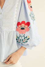 Load image into Gallery viewer, Embroidered Sleeve Top
