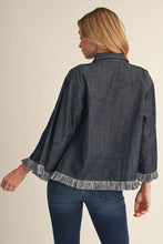 Load image into Gallery viewer, Fringe Denim Jacket
