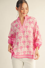 Load image into Gallery viewer, Curvy Boho Print Top

