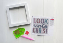 Load image into Gallery viewer, Look unto Christ Diamond Art Kit
