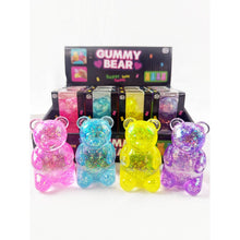Load image into Gallery viewer, Glittered Gummy Bear Squishy Toy
