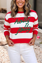 Load image into Gallery viewer, Holly Jolly Embroidered Sweatshirt
