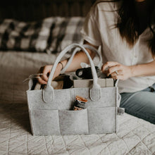 Load image into Gallery viewer, Diaper Caddy in Gray
