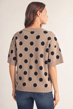 Load image into Gallery viewer, Polka Dot Sweater Top
