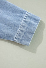Load image into Gallery viewer, Ruffle Denim Jacket
