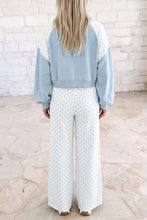 Load image into Gallery viewer, Khaki Polka Dot Patchwork Set
