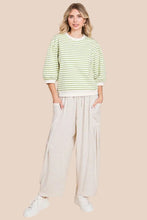 Load image into Gallery viewer, Green Striped Top
