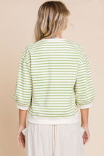 Load image into Gallery viewer, Green Striped Top
