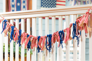 Patriotic Fabric Pennant