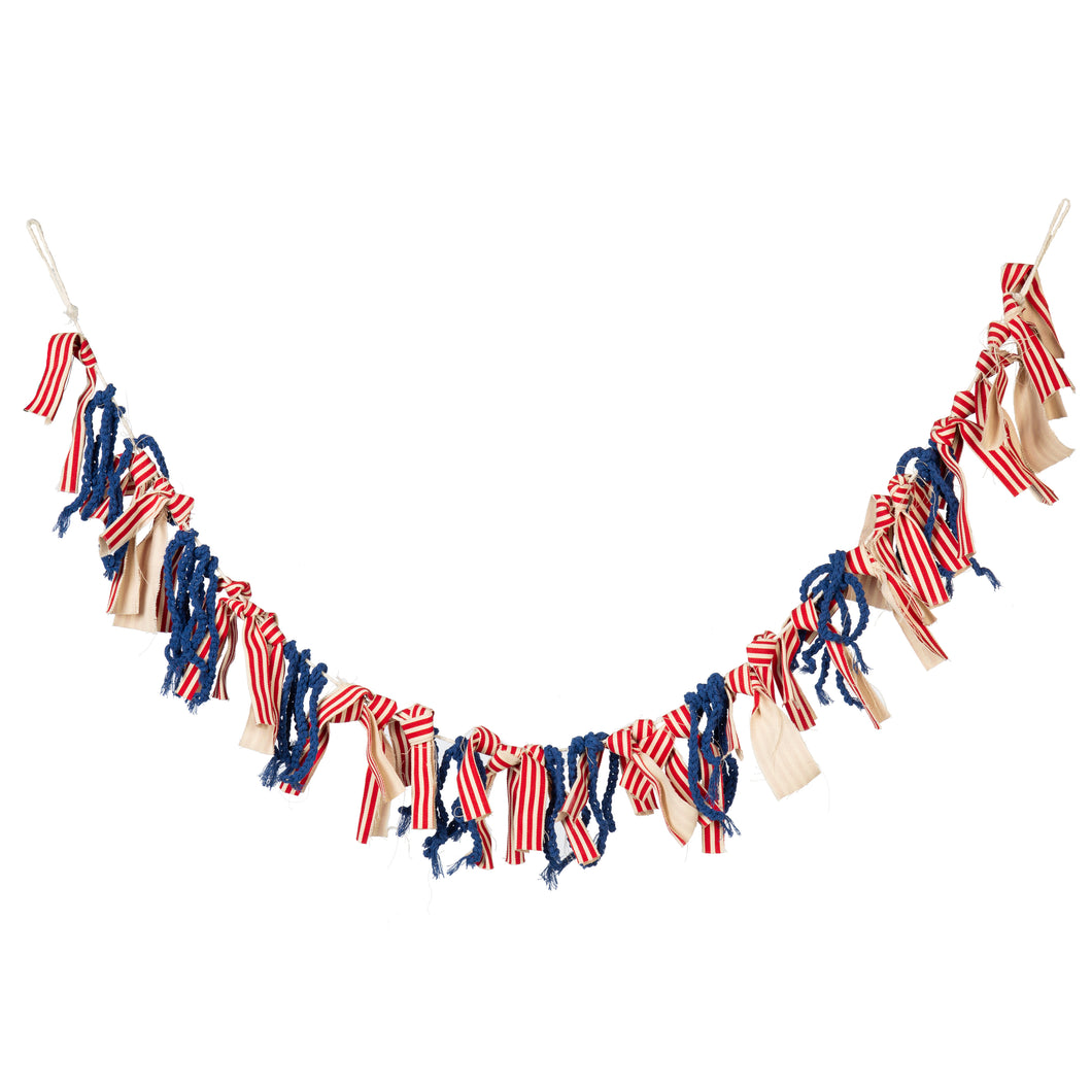 Patriotic Fabric Pennant