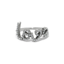 Load image into Gallery viewer, Brighton Love Script Sparkle Ring
