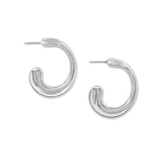 Load image into Gallery viewer, Brighton Cascade Silver Hoop Earrings
