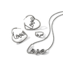 Load image into Gallery viewer, Brighton Love Script Sparkle Necklace
