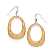 Load image into Gallery viewer, Brighton Meridian Geo Open Hoop French Wire Earrings
