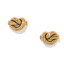 Load image into Gallery viewer, Brighton Interlok Single Knot Mini Earrings
