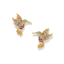 Load image into Gallery viewer, Brighton Enchanting Gem Hummingbird Earrings
