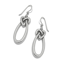 Load image into Gallery viewer, Brighton Interlok Linked Hearts French Wire Earrings
