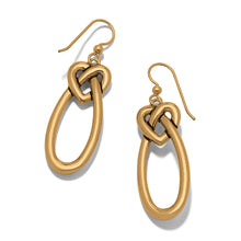 Load image into Gallery viewer, Brighton Interlok Linked Hearts French Wire Earrings
