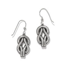 Load image into Gallery viewer, Brighton Interlok Harmony Two Tone French Wire Earrings
