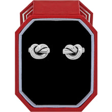 Load image into Gallery viewer, Brighton Interlok Single Knot Post Earrings Gift Box
